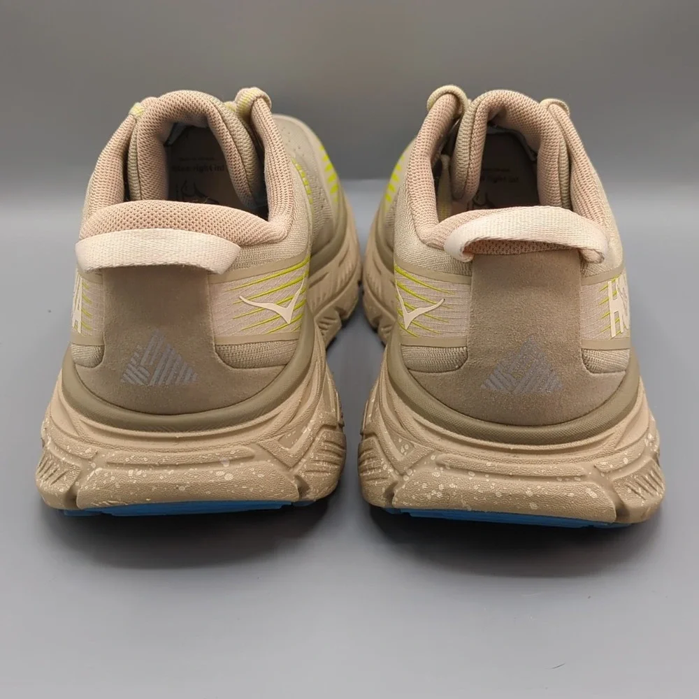 Hoka One One Stinson ATR 6 Running Shoes Dune Oxford Tan Size Men's 12 Womens 13